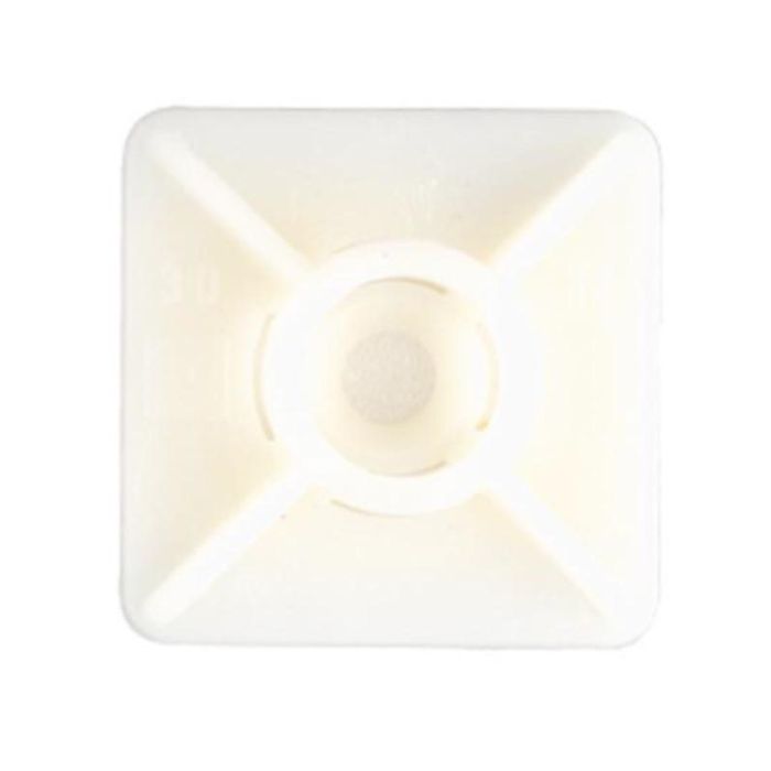 Taco Brida Adhesivo 27X27Mm Natural Duver Taco Brida Adhesivo 27X27Mm Natural Duver