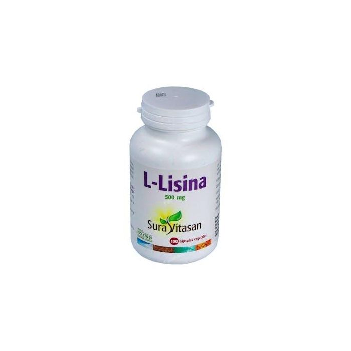 SURA VITASAN L-Lisina 500mg Complemento Alimenticio Natural 100 Cápsulas