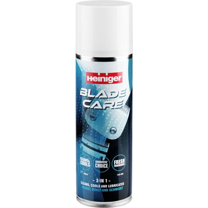 Heiniger Spray de Refrigeración y Mantenimiento Blade Care 3 en 1 para Cuchillas de Máquinas de Pelar Animales 300 ml