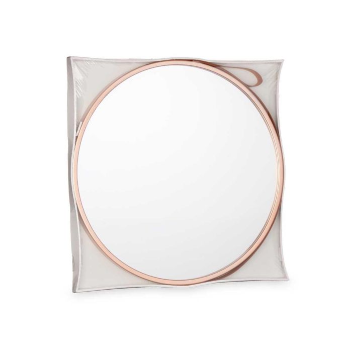 Espejo Redondo Asa Polipiel Bronce Peq Giftdecor 45CM (4 Unidades) 2 Espejo Redondo Asa Polipiel Bronce Peq Giftdecor 45CM (4 Unidades) 2