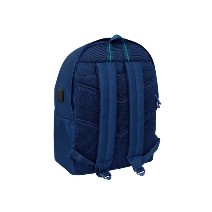 Safta Mochila Doble Portátil 15,6" con USB Kappa Marino 440x310x180 mm 1