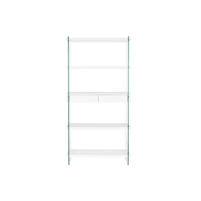 Estanteria Moderno DKD Home Decor Blanco Transparente 35 x 180 x 90 cm 2