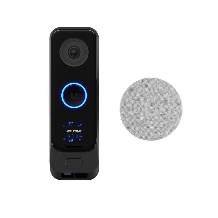 Ubiquiti UniFi G4 Timbre Profesional Premium Kit con Conexión PoE Integrada y Chime PoE Incluido para Instalación Plug-and-Play Ubiquiti UniFi G4 Timbre Profesional Premium Kit con Conexión PoE Integrada y Chime PoE Incluido para Instalación Plug-and-Play