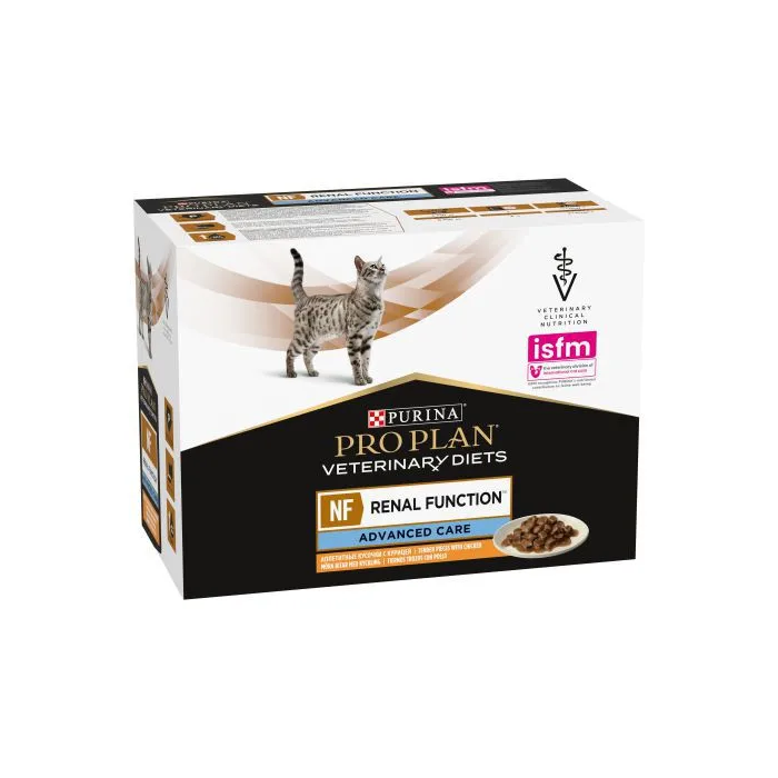 Purina Pro Plan Vet Feline NF Renal Function Pollo 10x85g