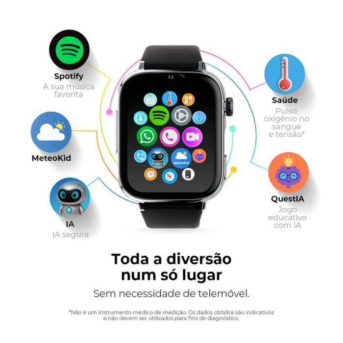 Smartwatch Save Family SW+2 N/TELBN 1,44” Negro 4