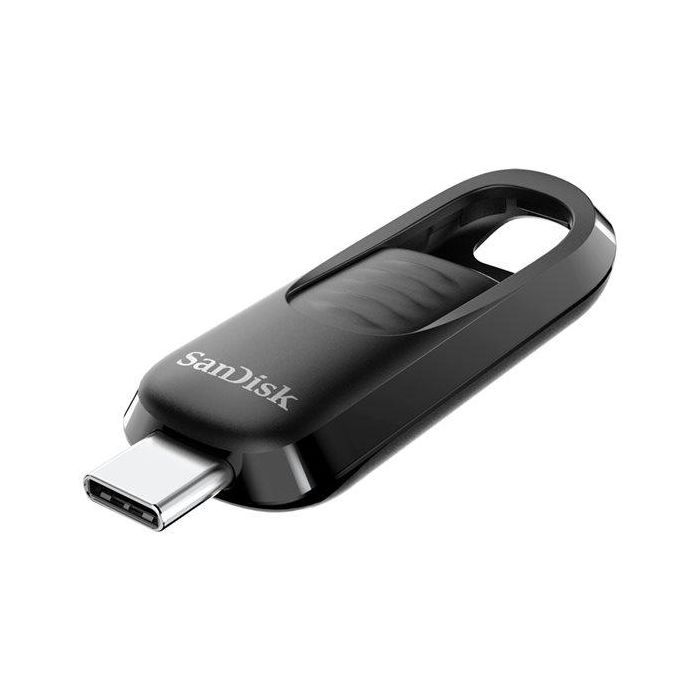 Sandisk Memoria USB-C 3.2 Ultra Slider 64 GB hasta 200 MB/s para PC, Mac y móviles 1