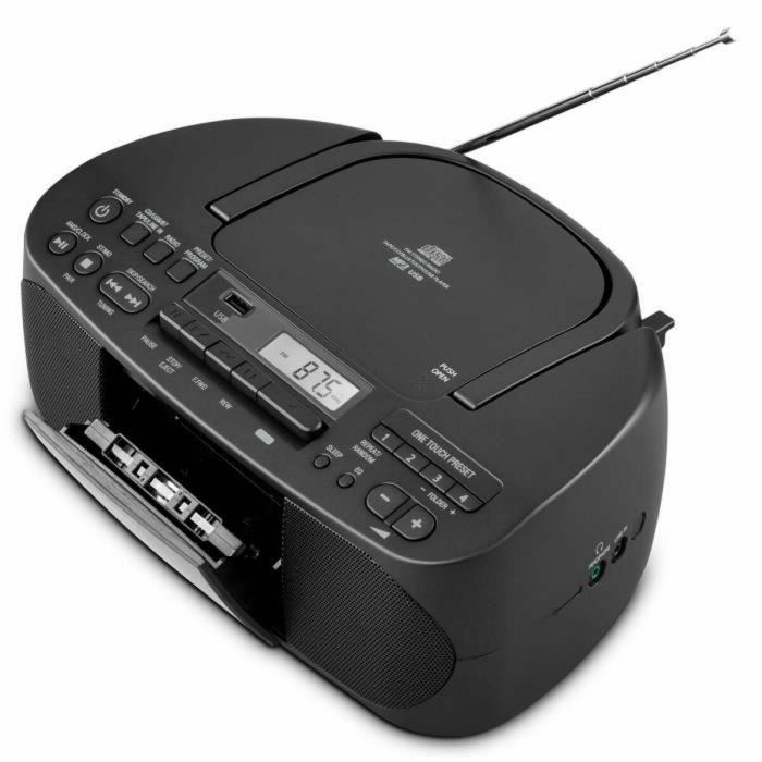 Medion MED4061275057881 Radio CD K7 FM 2x3W RMS Negra 3 Medion MED4061275057881 Radio CD K7 FM 2x3W RMS Negra 3