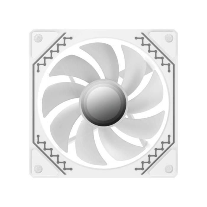 XIGMATEK - Starz Pro Arctic (Blanco) (Pack de 3) - Ventiladores A-RGB de 3x120 mm para caja de PC 1