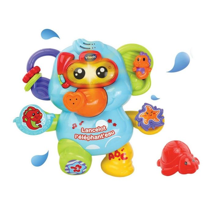 VTECH BABY Lancelot, el Elephant'eau: Juguete de Baño Interactivo, Adorable Elefante que Rocía Agua para Niños y Niñas 1-5 años 0 VTECH BABY Lancelot, el Elephant'eau: Juguete de Baño Interactivo, Adorable Elefante que Rocía Agua para Niños y Niñas 1-5 años 0