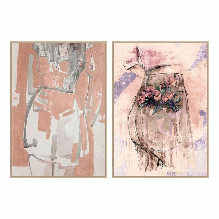 Cuadro Scandi DKD Home Decor Rosa 4.5 x 123 x 83 cm (2 Unidades) Cuadro Scandi DKD Home Decor Rosa 4.5 x 123 x 83 cm (2 Unidades)