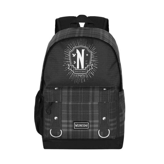 Karactermania Mochila Miércoles Plus Chains 43x30x18 cm Ripstop Negra Resistente Líquidos Espalda Transpirable 2 Karactermania Mochila Miércoles Plus Chains 43x30x18 cm Ripstop Negra Resistente Líquidos Espalda Transpirable 2