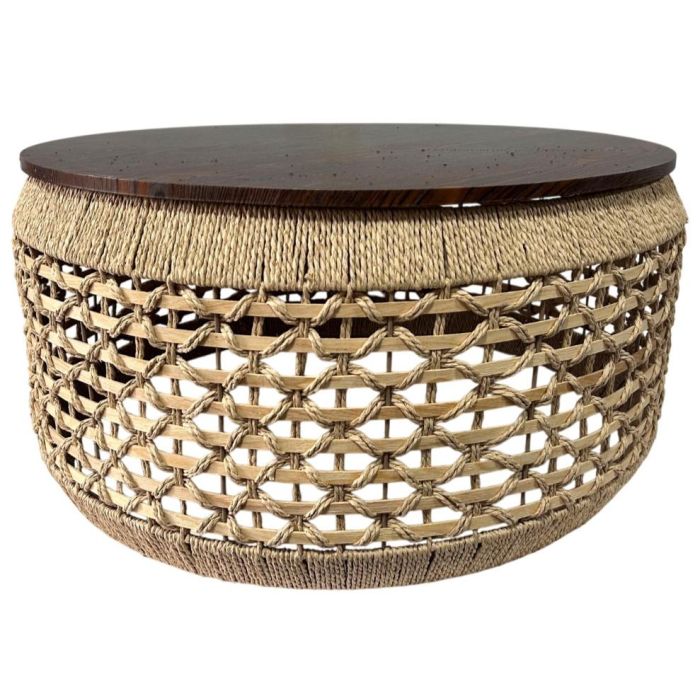 Mesa Centro Urban DKD Home Decor Marron 70 x 35 x 70 cm Set de 3 1 Mesa Centro Urban DKD Home Decor Marron 70 x 35 x 70 cm Set de 3 1