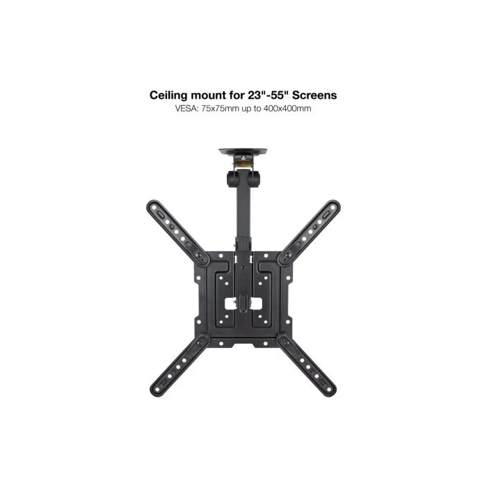 TooQ LPCE1123TSLI-B Soporte de Techo Giratorio/Inclinable para TV de 23-55" hasta 20kg 1 TooQ LPCE1123TSLI-B Soporte de Techo Giratorio/Inclinable para TV de 23-55" hasta 20kg 1