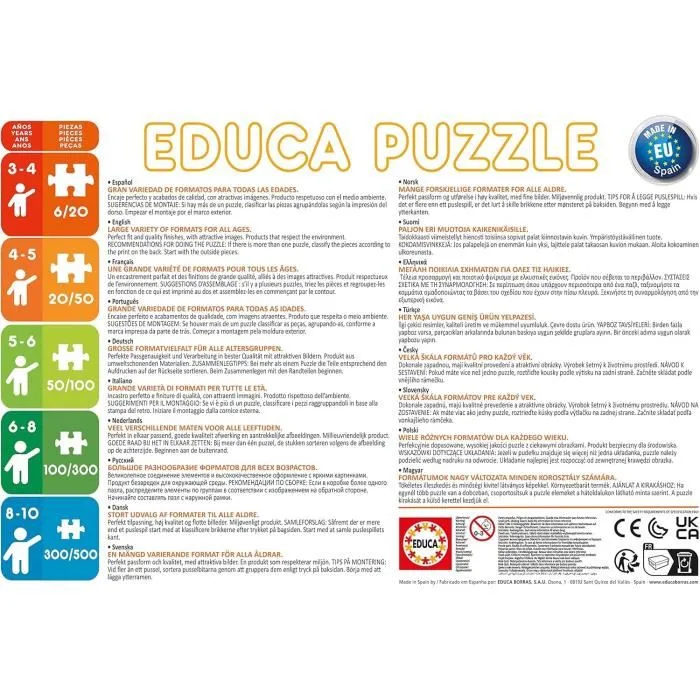 Educa Rompecabezas Progresivos Monster High Multi 4 (50-80-100-150 piezas)