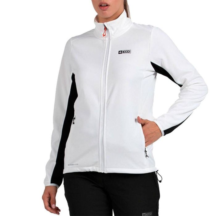 Chaqueta Deportiva para Mujer +8000 Nerta Blanco 4