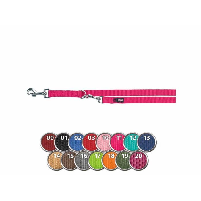 Ramal ajustable para perro Trixie Fucsia M/L 2