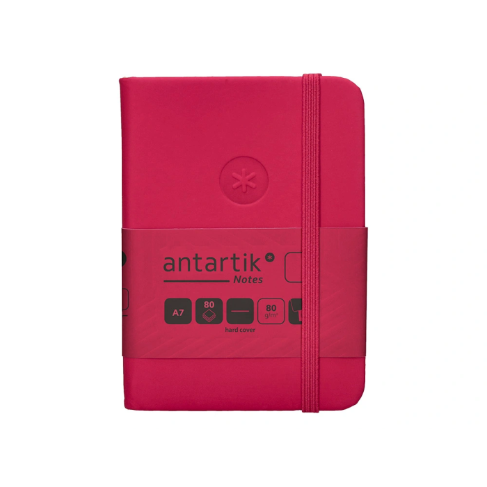 Antartik Cuaderno A7 Tapa Dura Burdeos Hojas Lisas 80 Hojas 80gr FSC 1