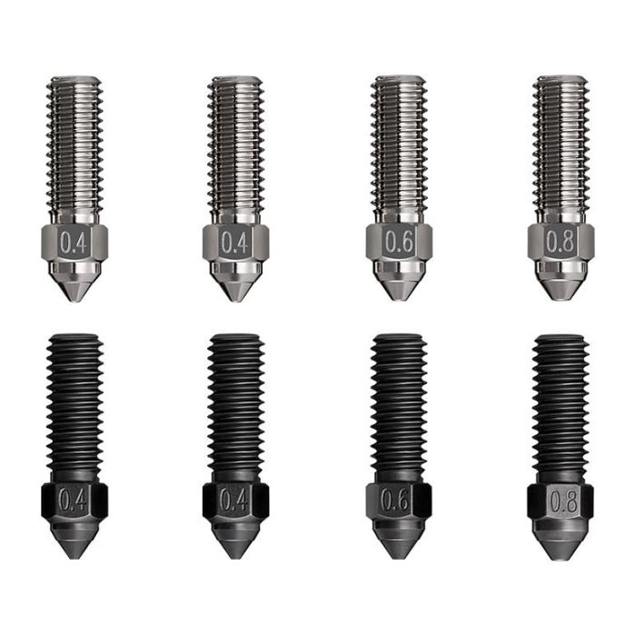 Creality Ender-3 V3 KE Kit de Boquilla de Alto Flujo 4008030052 - Juego de 8 Piezas de Acero para K1, K1 Max, CR-M4