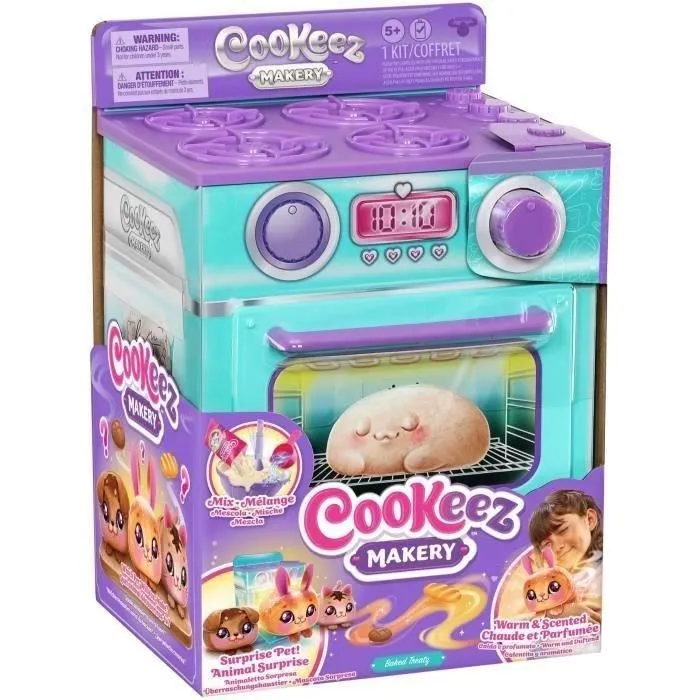 Moose Cookeez Horno Mágico Azul Juguete Interactivo con Peluche Sorpresa 3 Moose Cookeez Horno Mágico Azul Juguete Interactivo con Peluche Sorpresa 3