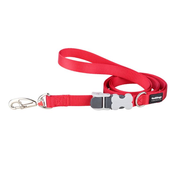 Red Dingo Correa Superlead Rojo 20mm Ancho, 1.1-1.8m Ajustable para Perros hasta 30kg, Manos Libres Cintura y Hombro, Nylon 0 Red Dingo Correa Superlead Rojo 20mm Ancho, 1.1-1.8m Ajustable para Perros hasta 30kg, Manos Libres Cintura y Hombro, Nylon 0