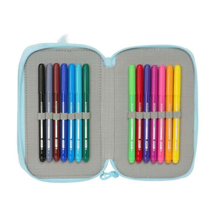 Safta Plumier Triple 37 Piezas 12,5x19,5x5,5 cm 3