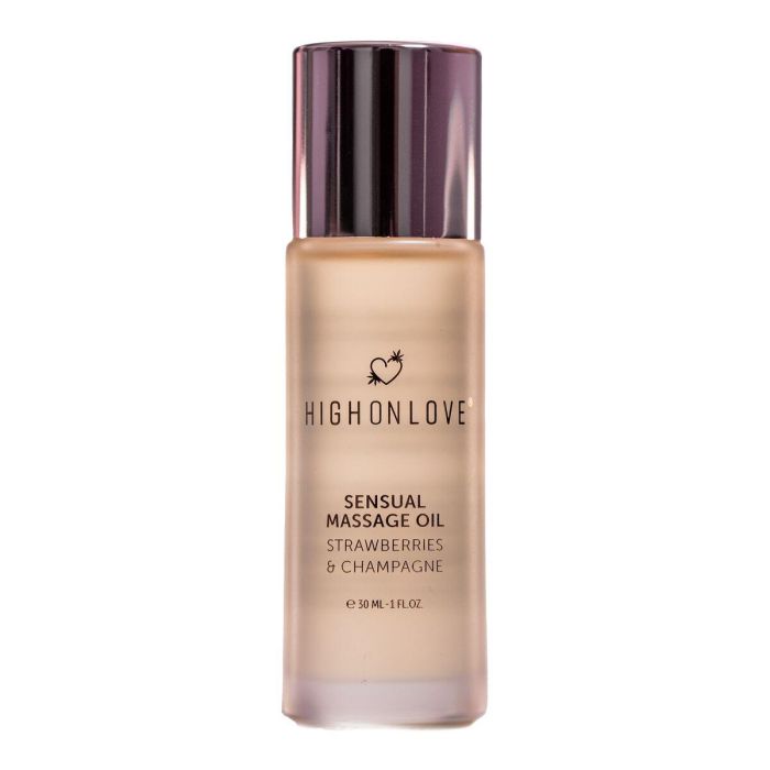Aceite de Masaje Erótico Highonlove Fresa Vino Espumoso de Fresa 30 ml 4