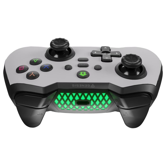 GENESIS Mangan 400 Blanco Gamepad Bluetooth Analógico/Digital para Android, MAC, Nintendo Switch, PC, iOS