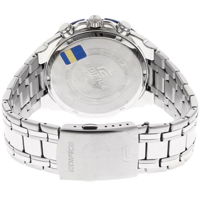 Casio Edifice Reloj de acero inoxidable gris 1