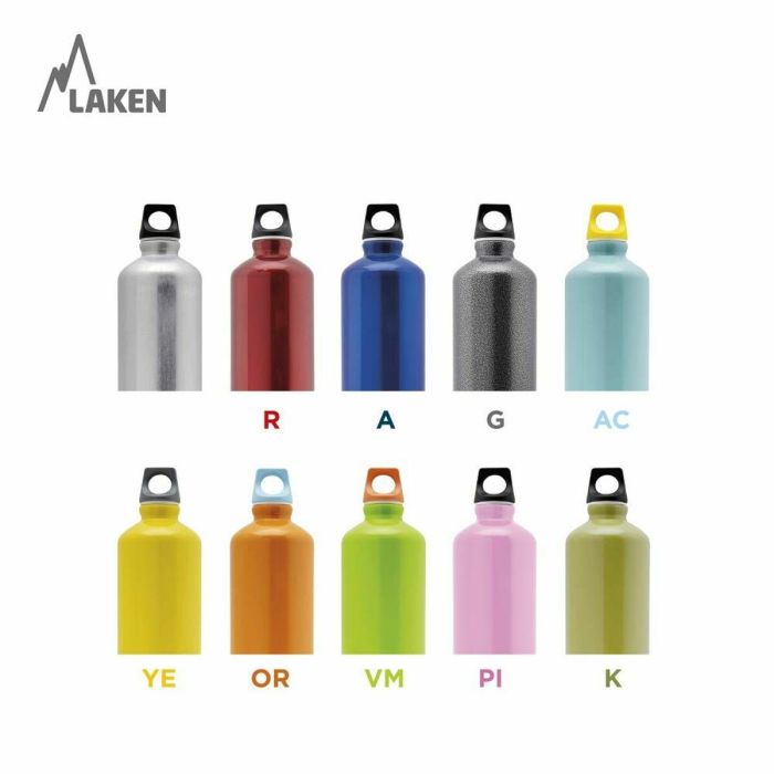 Botella de Agua Laken Futura Gris Gris claro (0,6 L) 7 Botella de Agua Laken Futura Gris Gris claro (0,6 L) 7