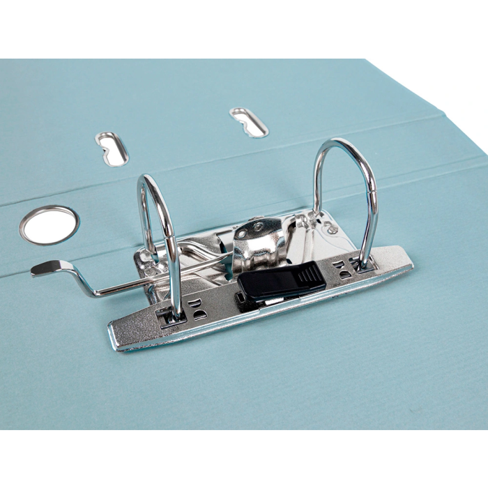 Liderpapel Archivador de Palanca A4 Documenta Forrado PVC con Rado Lomo 52mm Gris Compresor Metálico 4