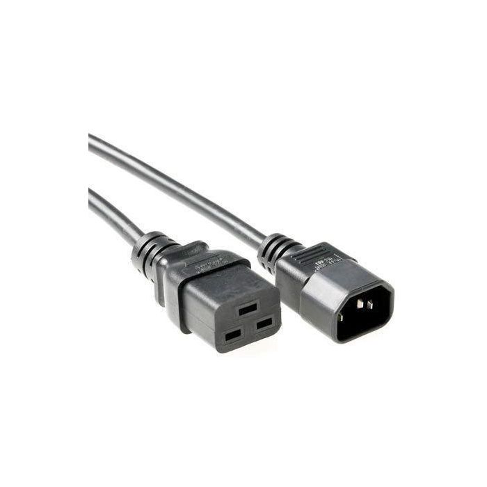 MicroConnect Extension Cord C19 - C14, 0.5m MicroConnect Extension Cord C19 - C14, 0.5m