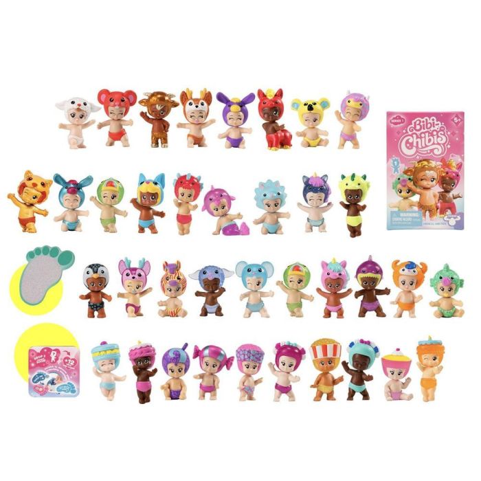 Bandai Pack Individual Bibi Chibis Coleccionables Figura Bebé Sorpresa Unidad 1