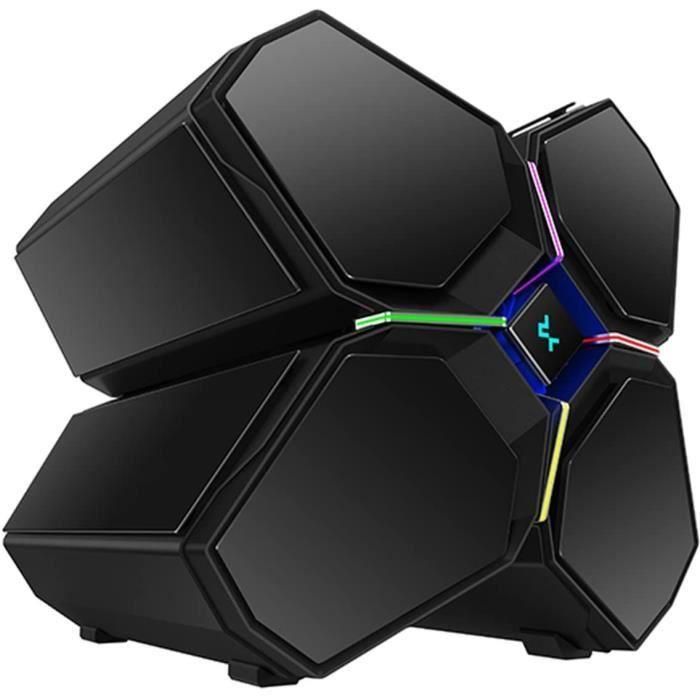 Caja de PC sin fuente de alimentación - DEEPCOOL Quadstellar Infinity (negro) - Formato E-ATX Caja de PC sin fuente de alimentación - DEEPCOOL Quadstellar Infinity (negro) - Formato E-ATX