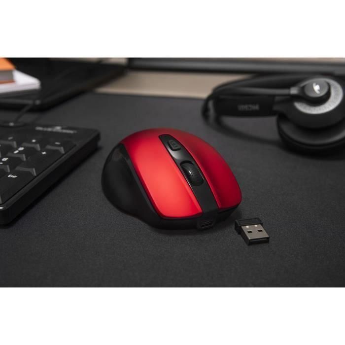 Ratón Inalámbrico - BLUESTORK - OFFICE 75 - Recargable - PC/MAC - Rojo 5 Ratón Inalámbrico - BLUESTORK - OFFICE 75 - Recargable - PC/MAC - Rojo 5