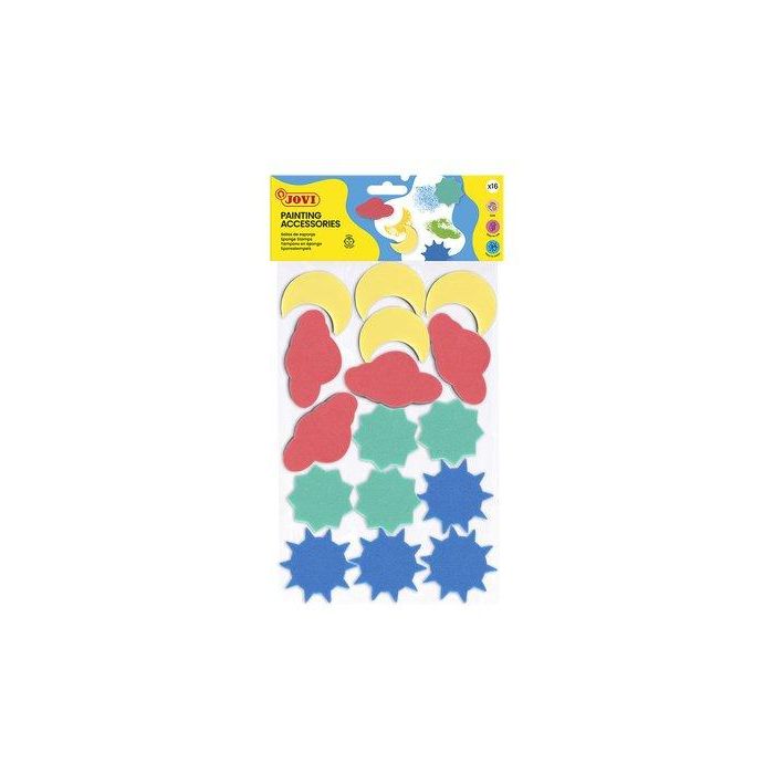 Esponjas Jovi Para Manualidades Bolsa De 16 (Set de 5)