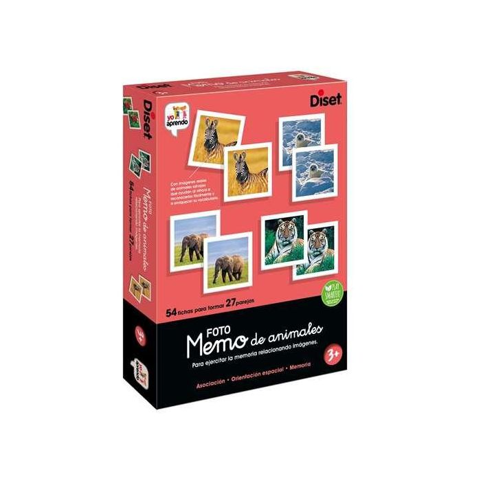 Juego memo photo animales con 54 fichas Juego memo photo animales con 54 fichas