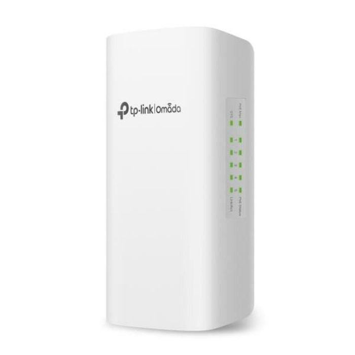 TP-LINK Switch Omada Smart de 5 puertos Gigabit, 1 PoE++ In y 4 PoE+ Out para exterior TP-LINK Switch Omada Smart de 5 puertos Gigabit, 1 PoE++ In y 4 PoE+ Out para exterior