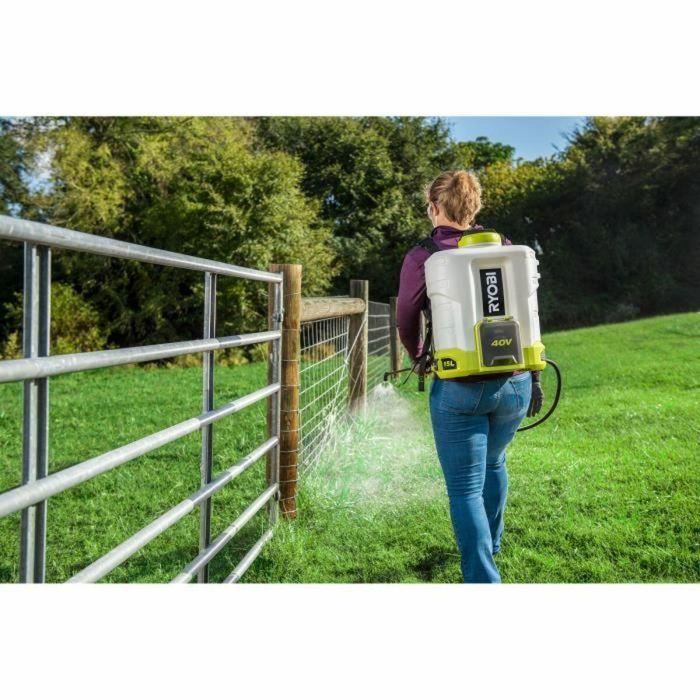 Ryobi RY36BPSA-0 Pulverizador de Mochila, 6,2 Bares, 1,2 L/min, 15 Litros 1
