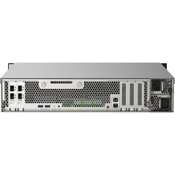 QNAP TS-h2490FU-7302P-128G NAS all-flash 24-Bay AMD EPYC 7302P NVMe Gen3x4 128GB RAM 2x2.5GbE LAN 4x25GbE SFP28 5