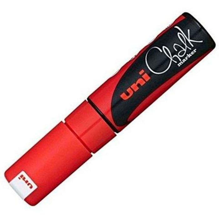 Rotuladores de tiza líquida Uni-Ball PWE-8K Rojo (6 Piezas) (6 Unidades) 2 Rotuladores de tiza líquida Uni-Ball PWE-8K Rojo (6 Piezas) (6 Unidades) 2