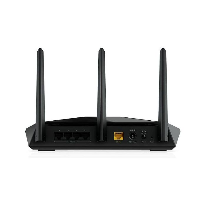 NETGEAR RAX30 Nighthawk AX5 Stream AX2400 WiFi 6 Router Doble Banda Gigabit Ethernet Negro 4 Puertos RJ-45 1 Puerto USB 3.2 Gen 1 3 NETGEAR RAX30 Nighthawk AX5 Stream AX2400 WiFi 6 Router Doble Banda Gigabit Ethernet Negro 4 Puertos RJ-45 1 Puerto USB 3.2 Gen 1 3