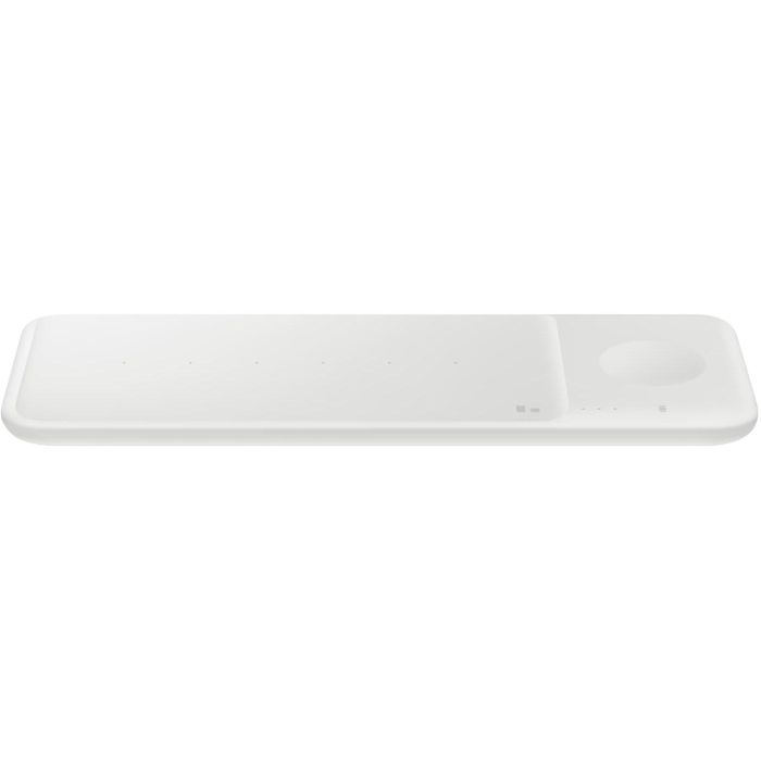 Samsung Wireless Charger Trio Pad EP-P6300, Cargador Inalámbrico para 3 Dispositivos, Blanco