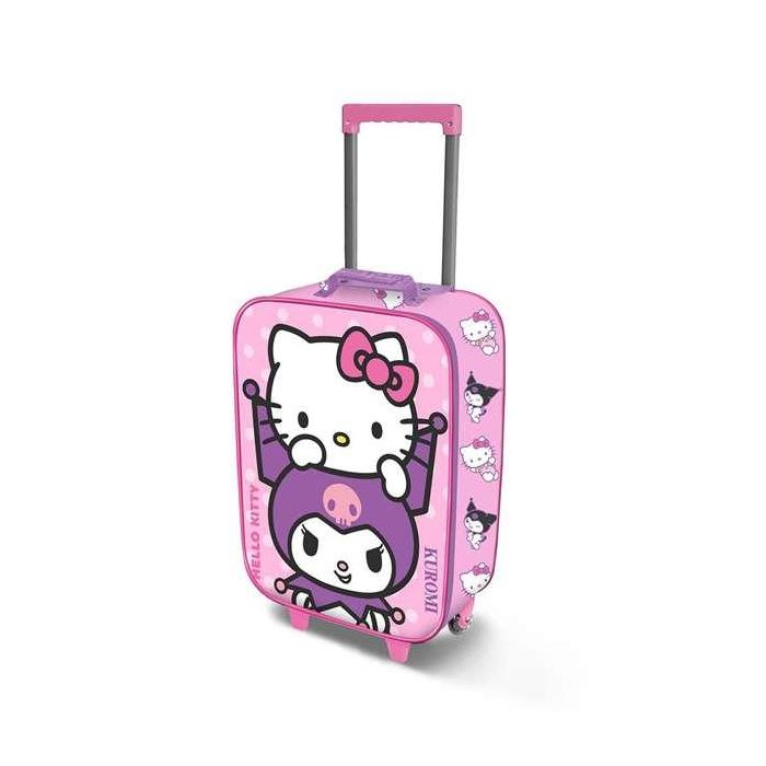 Karactermania Maleta Trolley Hello Kitty Playful 3D Blanda Infantil 33 x 17 x 52 cm 0 Karactermania Maleta Trolley Hello Kitty Playful 3D Blanda Infantil 33 x 17 x 52 cm 0