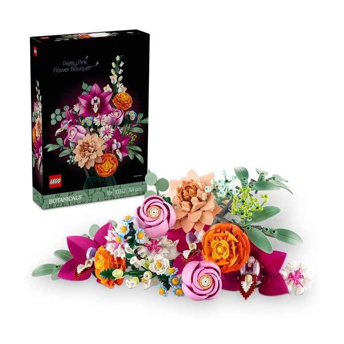 Lego Ramo Flores Fantasía En Rosa 3 Lego Ramo Flores Fantasía En Rosa 3