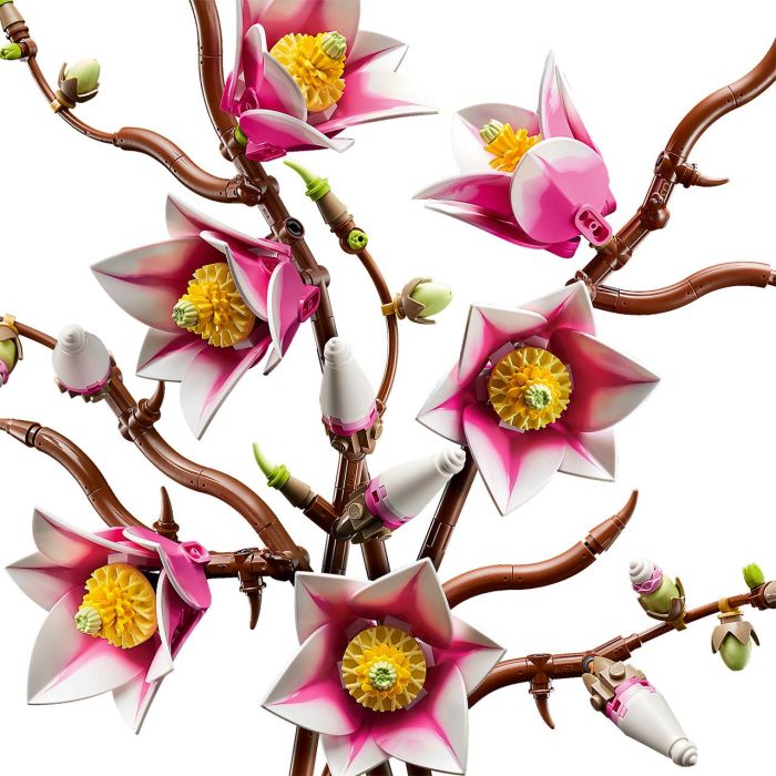 LEGO Botanicals Ramas de Magnolia 11510 - Modelo de Construcción para Adultos