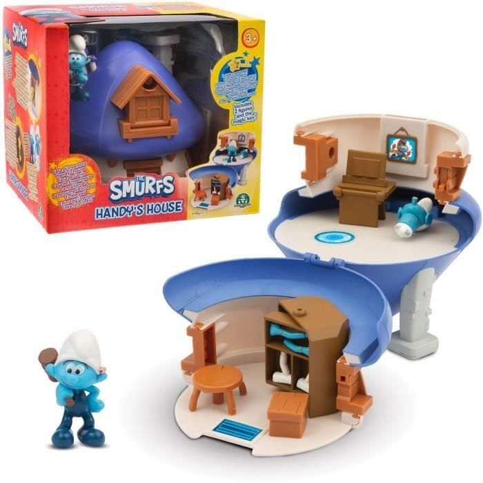 Casa de juegos - GIOCHI PREZIOSI - Los Pitufos - Casa mágica con 1 figura y accesorios - a partir de 3 años - PUF28 1 Casa de juegos - GIOCHI PREZIOSI - Los Pitufos - Casa mágica con 1 figura y accesorios - a partir de 3 años - PUF28 1