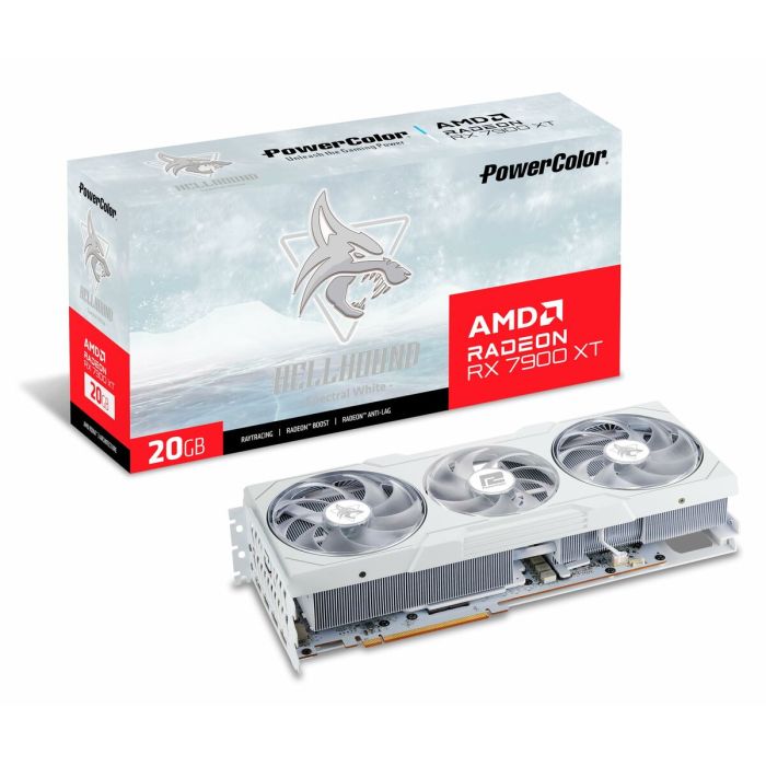 Tarjeta Gráfica Powercolor RX7900XT 20G-L/OC/WHITE AMD Radeon RX 7900 XT 20 GB GDDR6 1 Tarjeta Gráfica Powercolor RX7900XT 20G-L/OC/WHITE AMD Radeon RX 7900 XT 20 GB GDDR6 1