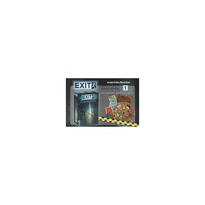 Devir Juego de Mesa Exit 11 La Mansión Siniestra - Juego de Escape Room para 1-4 Jugadores, 90 Minutos, Edad 10+ 1 Devir Juego de Mesa Exit 11 La Mansión Siniestra - Juego de Escape Room para 1-4 Jugadores, 90 Minutos, Edad 10+ 1