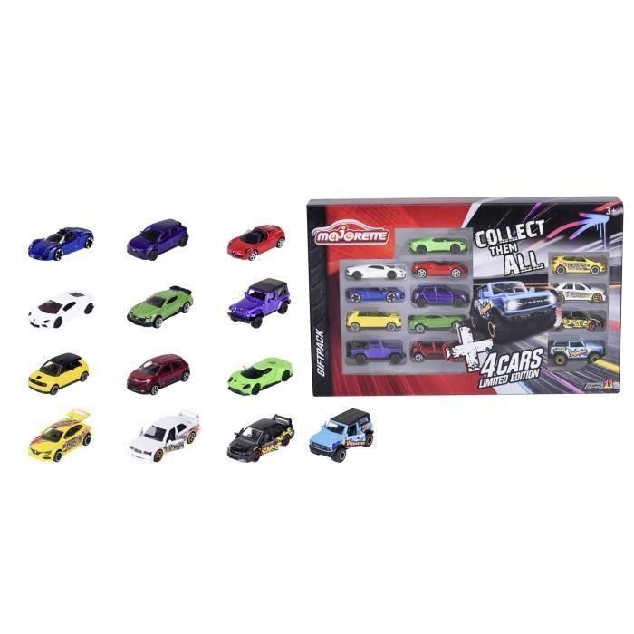 Majorette - Caja de 13 vehículos metálicos - 9 clásicos y 4 temáticos de graffiti de edición limitada - A partir de 3 años Majorette - Caja de 13 vehículos metálicos - 9 clásicos y 4 temáticos de graffiti de edición limitada - A partir de 3 años