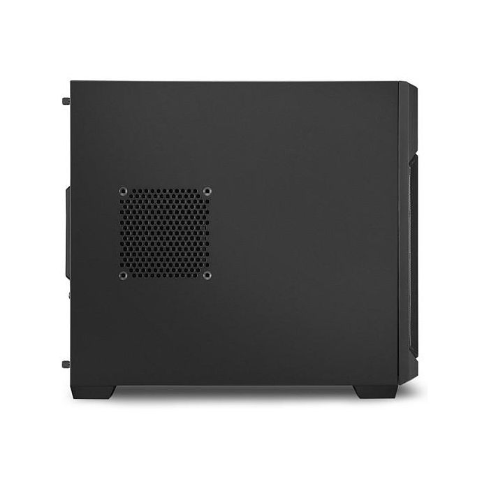 SHARKOON V1000 Mini Tower Negro Caja Micro-ATX con Flujo de Aire Óptimo